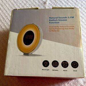 Natural sounds & FM radio Alarm Clock